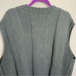 Cider  Knit Sweater Vest Heavy Duty Gray NWT Photo 2