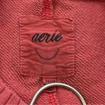Aerie Down To Earth Crewneck in Red Photo 3