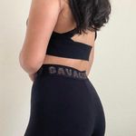 Savagexfenty Fenty Forever Savage Black Velvet Logo Leggings Photo 1