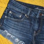 American Eagle  Size 4 Dark Wash Jean Shorts Photo 1