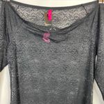 Torrid Betsey Johnson x Black Sheer Stretch Lace Catsuit Bodysuit 4 4X New NWT Photo 2