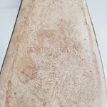 Manolo Blahnik  Gray Satin Almond Toe Beaded Roses Accent 37.5 Dress Shoes Pumps Photo 9