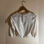 Ann Taylor Ann Taylo Cardigan Sweater MP Women's Black Cotton/ Poly Lace Long Sleeve‎ Zipp Photo 6