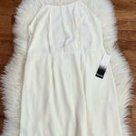 Kensie  white Ivory Lace Cut Out Back Dress Photo 0