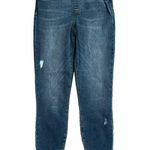 Spanx NEW  Distressed Pull On Skinny Jeans Medium Wash Raw Hem Size Small  $128 Photo 0