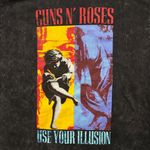 Guns N' Roses Use Your Illusion Rock Band Mineral Wash T-Shirt Extra Large Photo 1