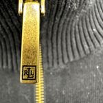 Ralph Lauren Lauren  Crest Embroidered Full Zip Sweater Colorblock Black XSmall Photo 3