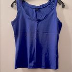 Gap Blue Fitted Tank Top Photo 0