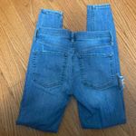Free People  Straight Legged Distressed Blue Denim Jeans Size W24 Photo 6