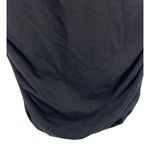 All Saints side ruched cowl neck M black stretch batwing dolman sleeve dress Photo 2