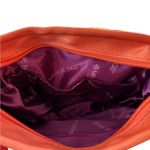 Maggie Bags Seatbelt Shoulder Bag Orange Inner Pockets Adjustable Strap 10X10 Photo 5