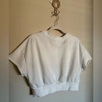 Lovers + Friends Isla Cropped Top in White Sz Large Photo 6