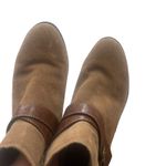 White Mountain Women's Size 6.5 M Cow Suede Brown Ankle Booties Boots Photo 6