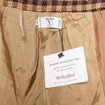Vintage Valentino Miss V Brown Wool Check Pattern A Photo 10