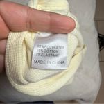 White Fox Boutique  Cream Ribbed Knit Tube Top SZ:S Photo 4