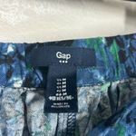 Gap  Blue Floral Midi Skirt Size Medium Photo 4