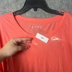 Loft  Women‎ Size XL Short ruffle polka dots sleeve basic tee shirt Photo 4