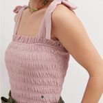 Anthropologie Pink Smocked Tank Top/Cami - NWT! Photo 1