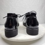 Franco Sarto  Carey2 Black Patent Lace-Up Loafers Women’s 11 Chunky Sole Oxford Photo 2