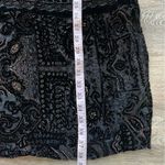 Vintage Carole Little Elegant Black Silk Blend Embroidered Skirt L Size L Photo 6