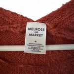Melrose and Market Women’s Rust Orange Knit Cardigan, Size X-Large Photo 2