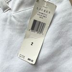 Ralph Lauren NWT Lauren Stretch White Straight Leg Pants Size 2 NEW Photo 3