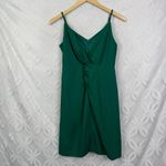 Julia Jordan  Emerald V-Neck Spaghetti Strap‎ Knot Bodice Mini Dress Size 2 NWT Photo 2