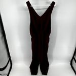 ALBION FIT Albion Classic Overall Jumpsuit Jogger Tapered Leg Zip Hem Outdoor Wine Large Photo 3