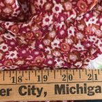 Blue Rain  Floral Red Maxi Dress Open Tie Back Women’s size XL Photo 10