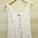 {S} Juli & Fred Off White Lace Up Dress Photo 3
