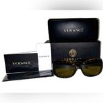 Versace NWOT🕶️ Tortoise Brown with Mother Of Pearl Sunglasses Photo 1
