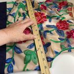 Acevog size L embroidered top blue knit skirt. Size L Photo 4