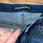 EXPRESS Super Cool High Rise Ankle Legging With Faux Leather Side Stripe! Photo 3