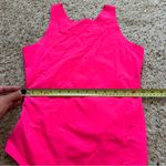 Aerie Smoothez By  Womens Pink Bodysuit Size Large Seamless Racerback High Neck Photo 5
