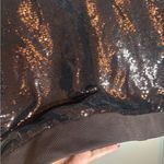 NFL NWT Women's The Wild Collective Cleveland Browns Sequin Ombre Jacket - Large Photo 5