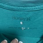 Hurley Green Long Sleeve Shirt with Skeleton and Floral Design Photo 2