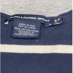 Ralph Lauren Women's Sport Blue and White Striped T-Shirt Size S/P Photo 1