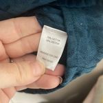 Garnet Hill Garnett hill textured teal dress size 6 open tie sleeve Photo 4