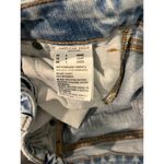 American Eagle Women's Size 0 Short Ripped Mom Jeans Light Blue Denim Photo 6