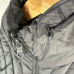 Blanc Noir Motion Panel Zip Puffer Jacket Black Hooded Size XS Mixed Media Photo 11