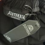 Disturbia Cleome Spiderweb Embroidered GothicTrousers Size 10 NWT Black Photo 8