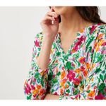 $237 NWOT Leo&Ugo Women's Floral Pullover Sweater Size 6 Photo 2