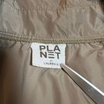 Planet by Lauren G The Triple Collar Open Front Jacket Size O/S Nylon Lagenlook Brown Photo 5