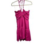 NWT Silka Hot Pink Fiorella Strapless Mini Dress Sz. S Pink Photo 3