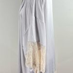 Flora Nikrooz Satin & Lace Trim Robe - XL White Bridal Loungewear Photo 9