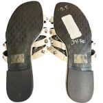 Sam Edelman White Beatris Leather Sandals SZ 7.5 Studded Slip On Casual Open Toe Photo 5