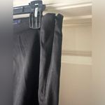 Jones New York Black Wool Blend Embroidered Scalloped Hem Dress Pants Beaded Photo 2