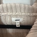 Aerie Multicolor Striped Cardigan large collar medium Photo 1