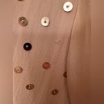 Diane Gilman  Gold Sequin Silk Button-Up Shirt Vintage NWT Photo 4