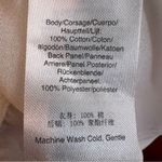 DKNY  Size Medium Crewneck Long Sleeve Duo Blouse Sweater on Front Blouse on Back Photo 5